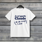 Je M’appelle Claude T‑Shirt – Funny Friends Joey Speaks French Quote Tee