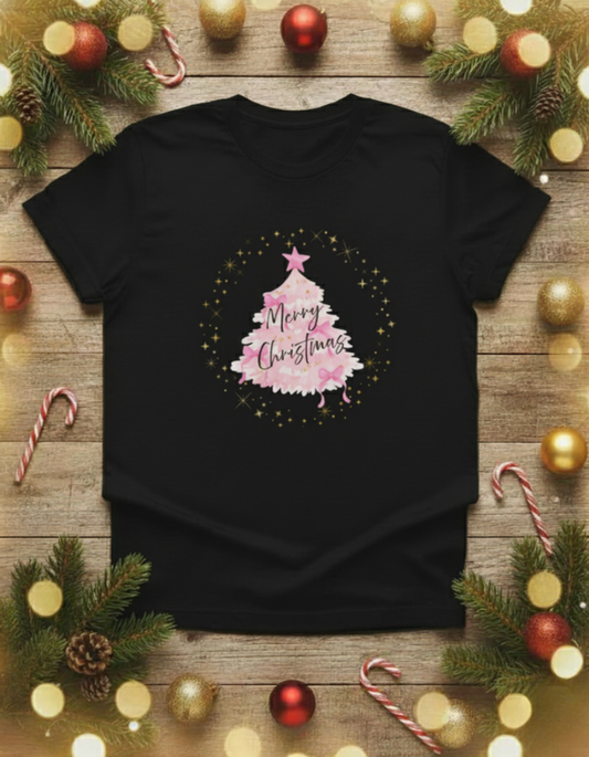 "Merry Christmas" Cotton T-shirt