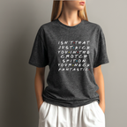 Kick You in the Crotch Spit on Your Neck Fantastic T‑Shirt – Funny Friends Rachel Quote Tee