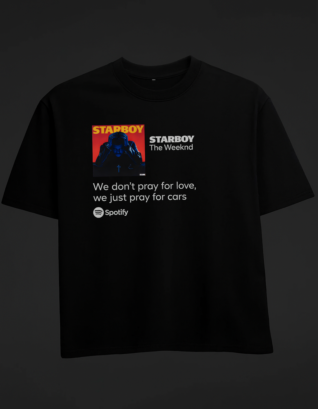 THE WEEKND Oversized T-Shirt